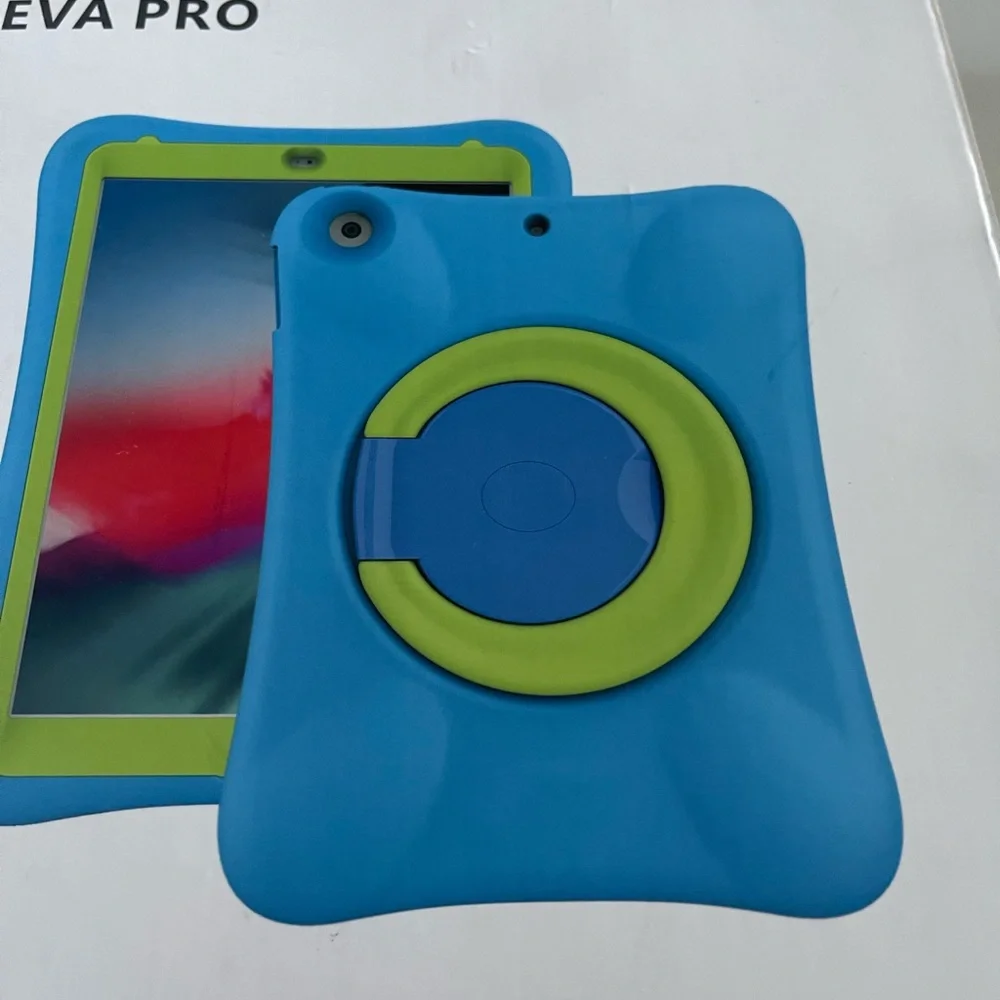 Kids EVA iPad Case (Blue+Green)